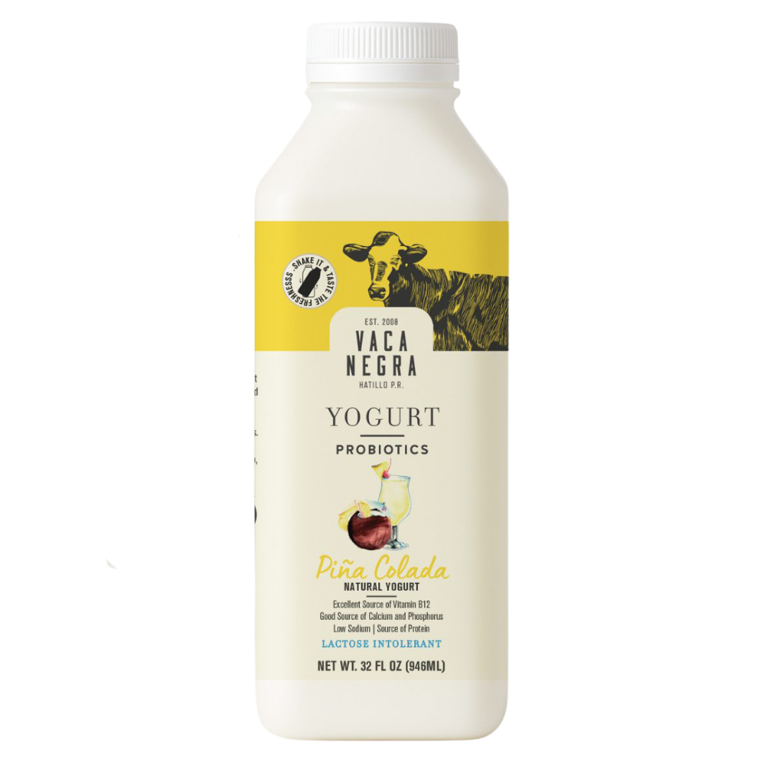 Vaca Negra Piña Colada Yogurt 12/32oz – CPE DIRECTO
