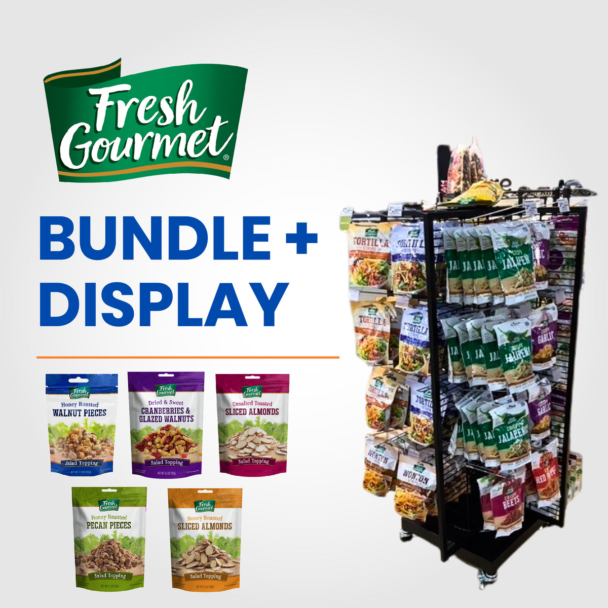Fresh Gourmet Toppings Bundle + Display – CPE DIRECTO